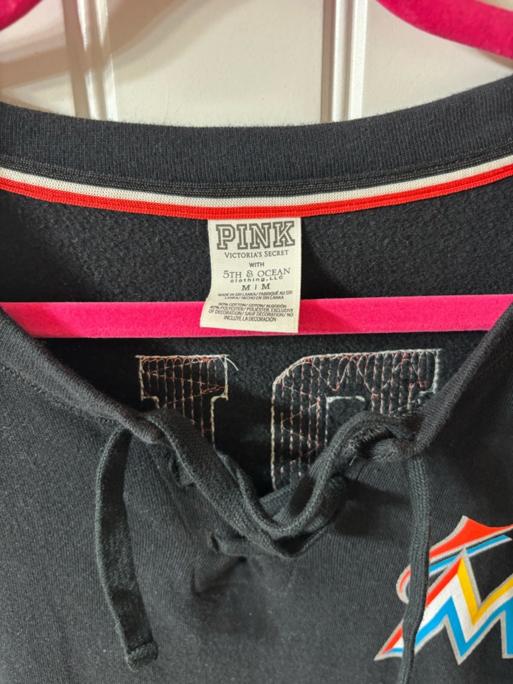VS PINK Miami Marlins Long Sleeve Sweater - Picture 2 of 4